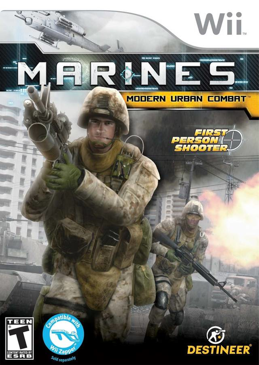 Marines: Modern Urban Combat box art for Wii